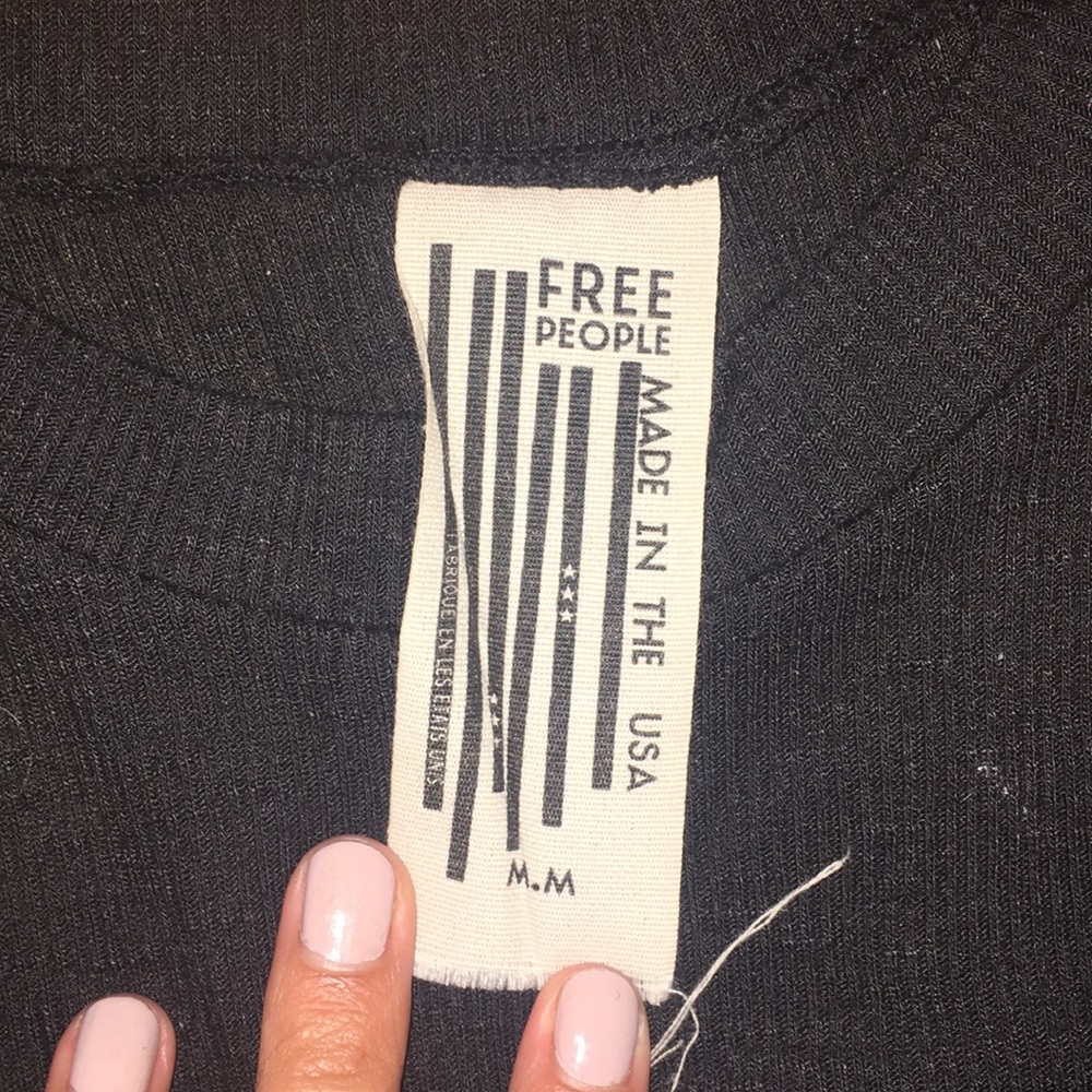 Free People Ribbed High Neck Tank Top - Picture 5 of 6